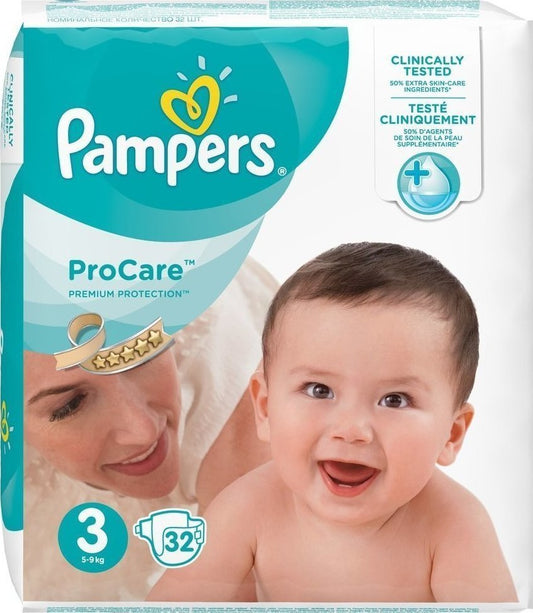 Pampers Pro Care Premium Protection No3 (5-9kg) 32τμχ