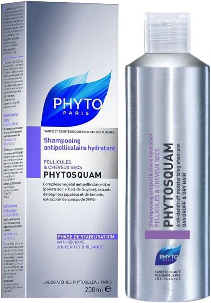 PHYTO PHYTOSQUAM ANTI-DANDRUFF MOISTURIZING SHAMPOO 200ML