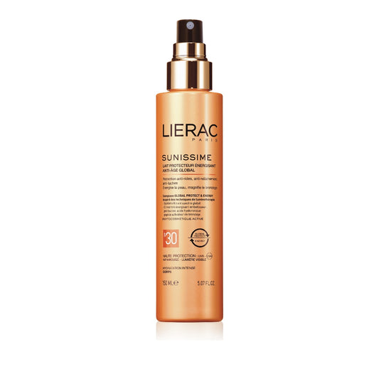 Lierac Sunissime Lait Protecteur Energisant Anti-Age Global SPF30 Aντηλιακό-Αντιγηραντικό Γαλάκτωμα Σώματος 150ml