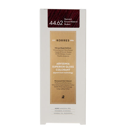 Korres Abyssinia Superior Gloss Colorant 44.62 Καστανό Έντονο Κόκκινο-Βιολετί