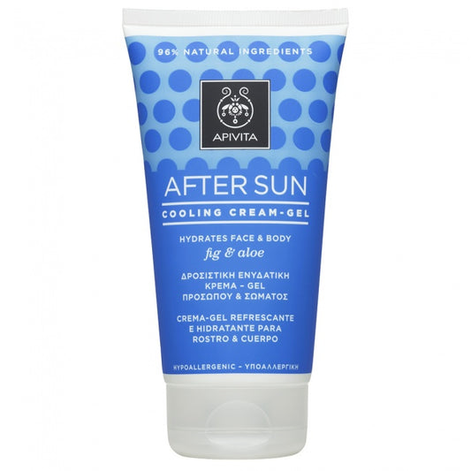 Apivita After Sun Cooling Cream Gel Gif & Aloe 150ml