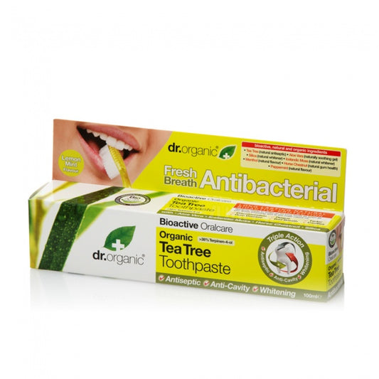 Dr.Organic Tea Tree Antibacterial Toothpaste 100ml