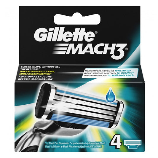 Gillette Mach 3 Ανταλλακτικά 4τεμ