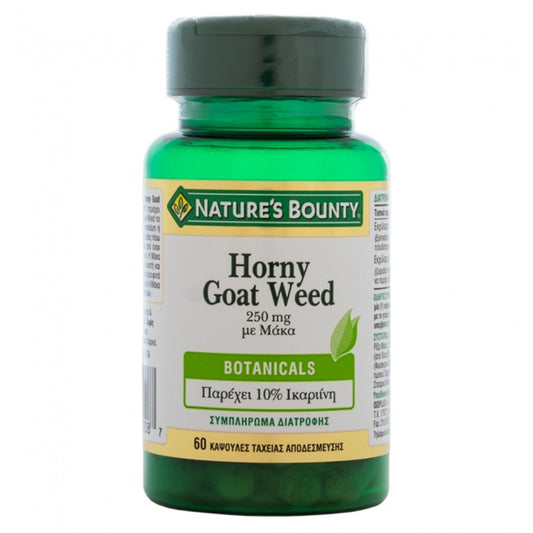 Nature's Bounty Horny Goat Weed 250mg με Μάκα 60caps