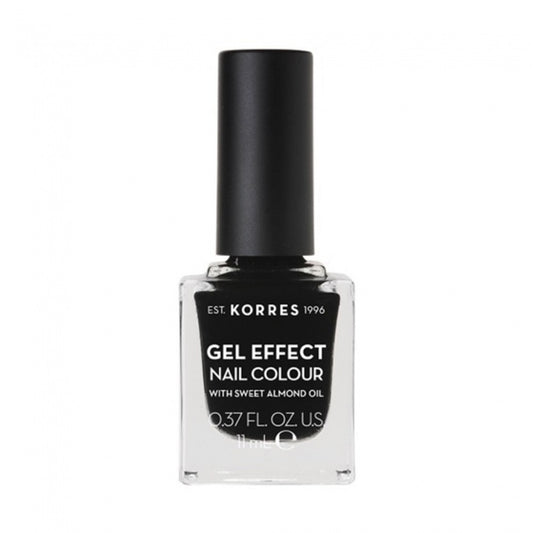 Korres Gel Effect Nail Colour No 100 Black 11ml