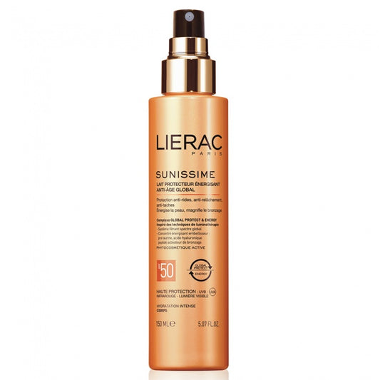 Lierac Sunissime Lait Protecteur Energisant Anti Age Global SPF50 150ml
