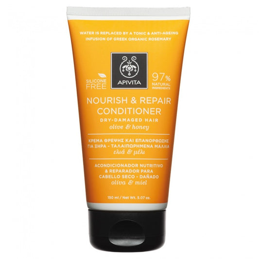 Apivita Nourish & Repair Contitioner για Ξηρά Μαλλιά με Ελιά & Μέλι 150ml