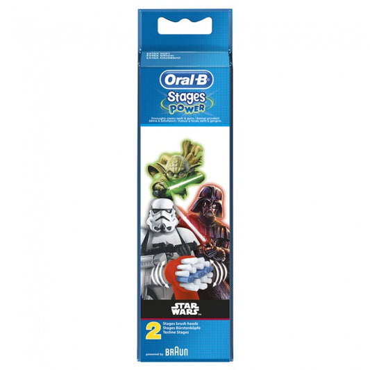 Oral B Stages Power Star Wars Ανταλλακτικά Παιδικής Ηλεκτρικής Οδοντόβουρτσας 2τεμ