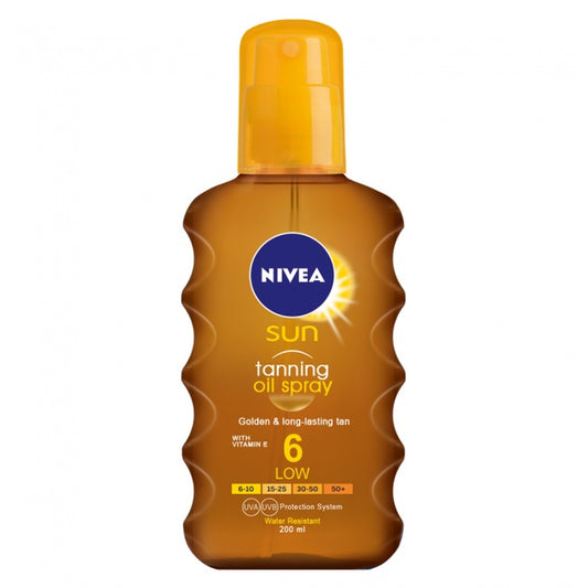 Nivea Sun Tanning Oil Spray SPF 6 200ml