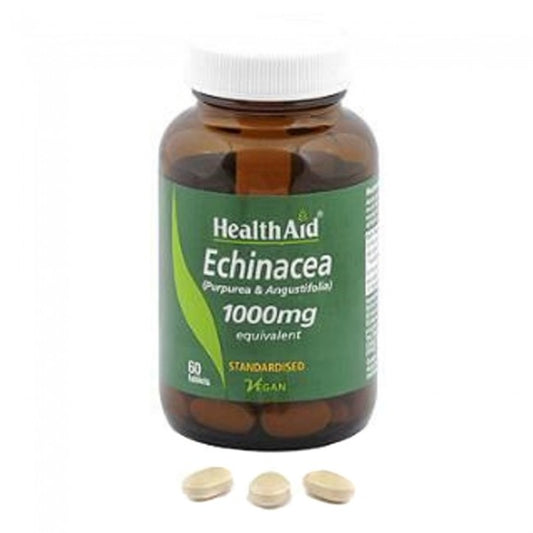 Health Aid Balanced Echinacea Purpurea - Angustifolia 1000mg Tablets 60