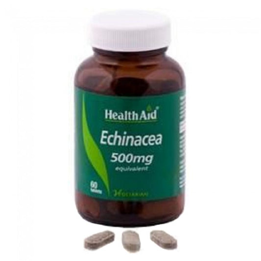 Health Aid Balanced Echinacea Purpurea - Angustifolia 500mg Tablets 60
