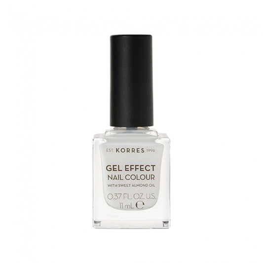Korres Gel Effect Nail Colour No 02 Porcelain White 11ml