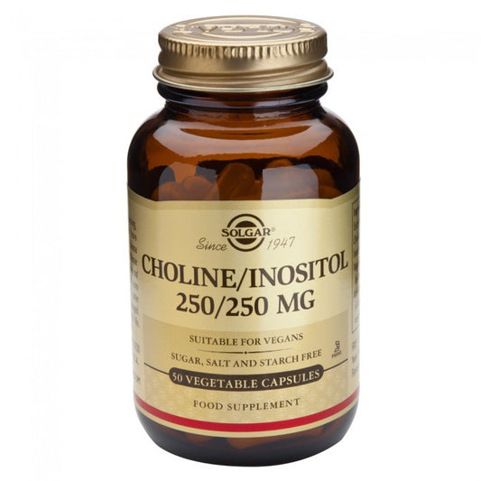 Solgar Choline-Inositol 250-250mg 50 caps