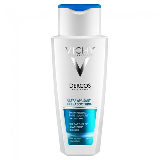 Vichy Dercos Ultra Soothing Shampoo Ξηρά Μαλλιά 200ml