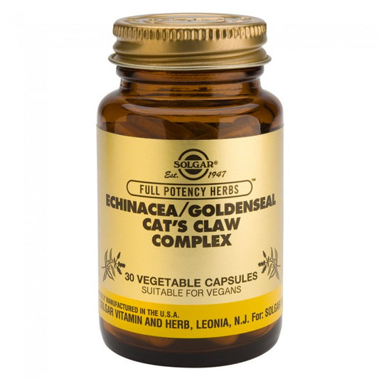 Solgar Echinacea - Goldenseal - Cat's Claw 30caps