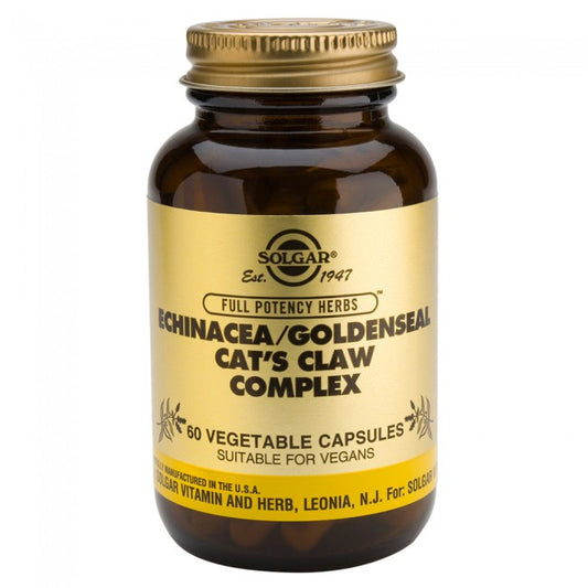 Solgar Echinacea - Goldenseal - Cat's Claw 60caps