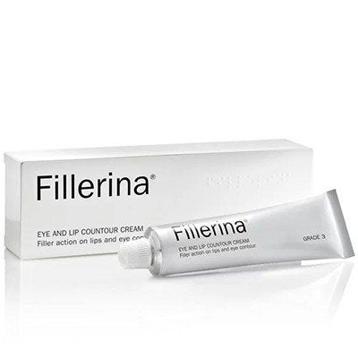 Fillerina Lip Cream And Eye Contour Cream Grade 3 15ml Γέμισμα Ρυτίδων Ματιών & Χειλιών - Βαθιές Ρυτίδες