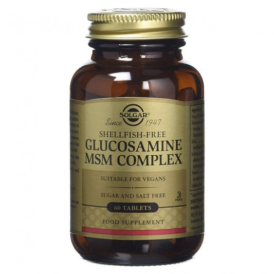 Solgar Glucosamine MSM Complex (Shellfish-Free) 60tabs