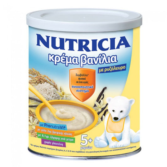 Almiron Nutricia Κρέμα Βανίλια με Ρυζάλευρο 300gr