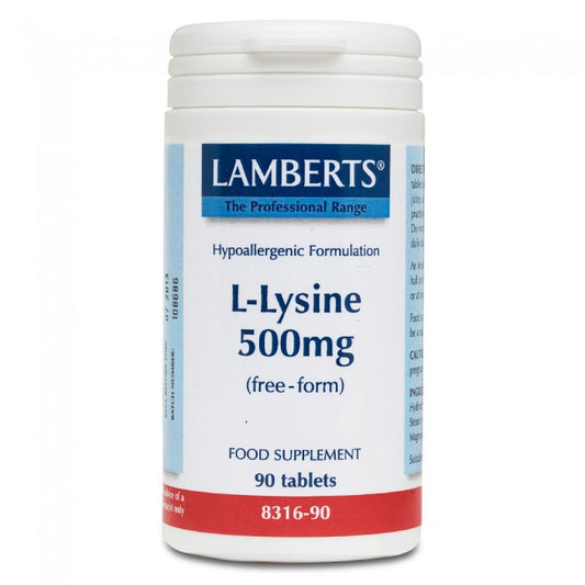 Lamberts L-Lysine 500mg 90tabs