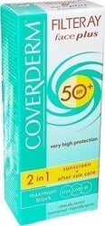 Coverderm Filteray Face Plus 2 in 1 Sunscreen & After Sun Care Dry-Sensitive Skin SPF50+ 50ml