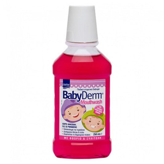BabyDerm Mouthwash Τσιχλόφουσκα 50ml