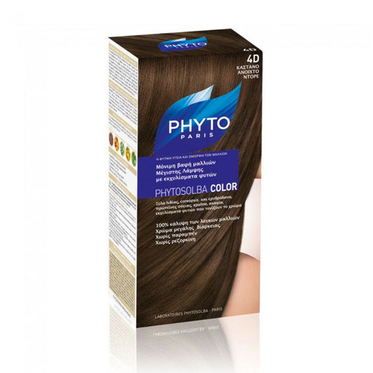 Phyto Phytosolba Color 4d Chatain Clair Dore Kit
