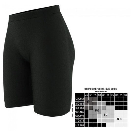Nanobionic Βερμούδα Slim Shape Black S-M