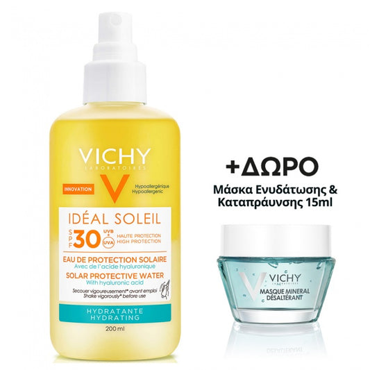 Vichy Ideal Soleil Hydrating Solar Protective Water Spf30 200ml